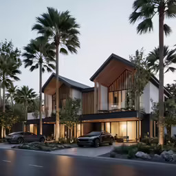 luxury residence built to look like a modern day