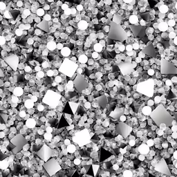 abstract shiny silver and black background with diamond dots
