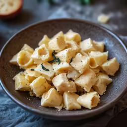 this is an image of pasta with sauce on it