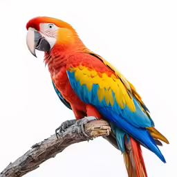 a colorful bird perched on top of a tree branch