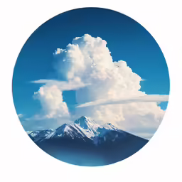 a picture of mountains with clouds in the sky