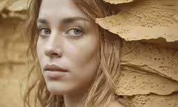 a close up view of a person near the water