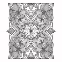 black and white pattern with swirls