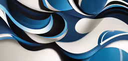 the abstract blue and white abstract wallpaper,an abstract design of blue and white waves