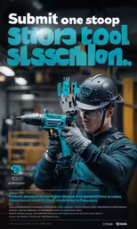 a man holds a gun while wearing a helmet