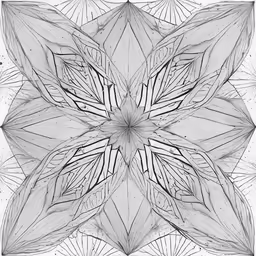 a black and white image of an abstract design