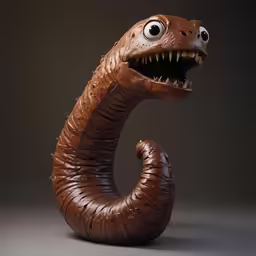 the model of an animal with sharp teeth