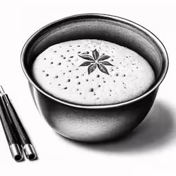 there is an image of a bowl and two other items