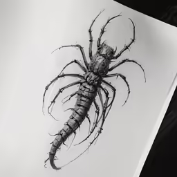 the image has a black and white background with words underneath it