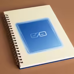 the image is taken of a notebook that has been opened