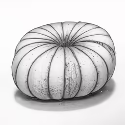 a drawing of an onion sliced into slices