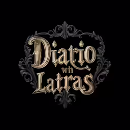 the logo for diato de larras in gold and black