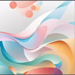 an abstract colorful background with different shapes and sizes