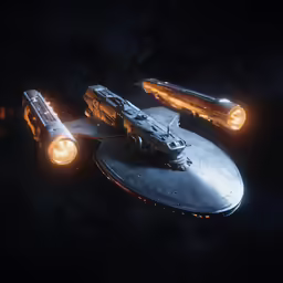 an image of some lights from outer space