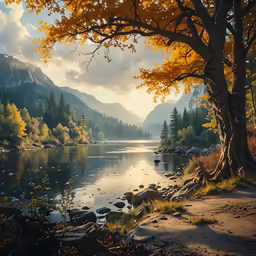 a tree that is by some water