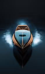 a close up of a boat on the water