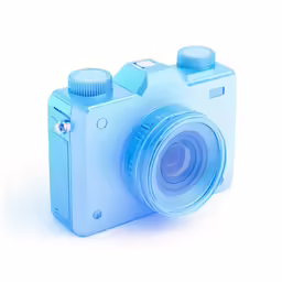 a small camera with the lens pointed out