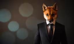 the face and neck of a man in a suit and tie