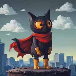 an image of a cat wearing a scarf