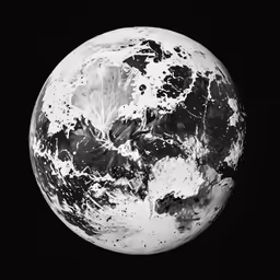 the image of the earth taken by nasa on a dark background