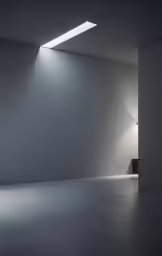 a white wall with some light coming in
