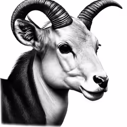 an animal that is drawn in a drawing