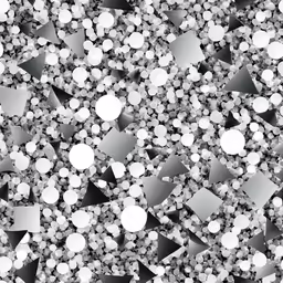 silver squares and circles are in a pattern