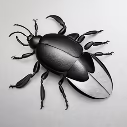 a bug with large wings that has only one piece cut out