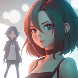 anime character looking at something in the distance
