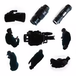 several angles of different people with different cameras