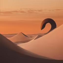 an artistic image shows the shape of a wave