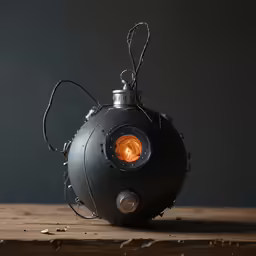 a light that is inside of a bottle