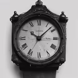 a large, metal clock mounted on the side of a building