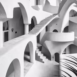 this is a very unique building with steps