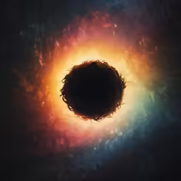 this is an image of a black hole in space