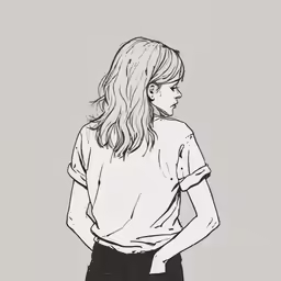 a girl standing with her hands on her hips