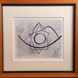 a picture of an artistic object in black and white