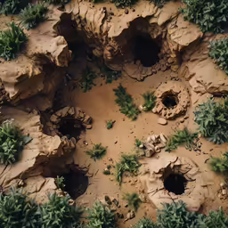 green plants and rocks inside an animal habitat