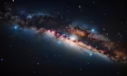 a very large space filled with lots of stars