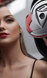 a woman wearing black has her hair styled up