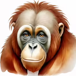 a monkey with its eyes wide open sitting