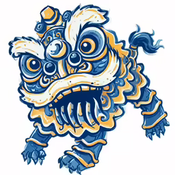 an image of a chinese monster mascot
