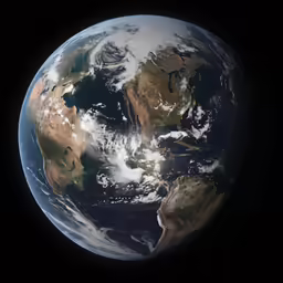 an image of the earth taken from space