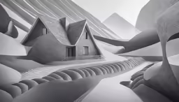 the house in the hills by richard long