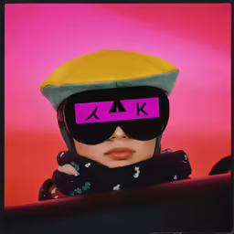 a little kid wearing shades and a hat