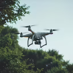 there is an image of a high tech flying in the air