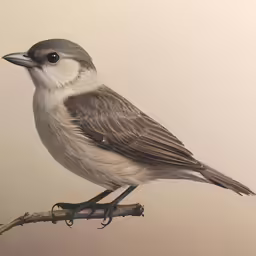 there is a bird sitting on a small branch