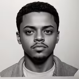 the man has a serious look on his face