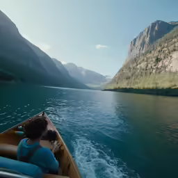 a view from inside a boat while on a lake