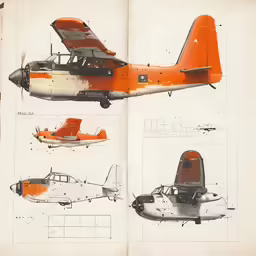 some different airplanes flying in the air